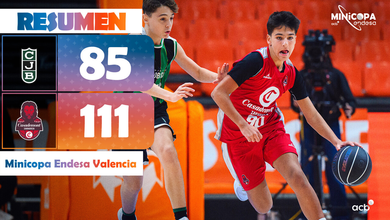 Minicopa Endesa: Joventut Badalona - Casademont Zaragoza (J3)