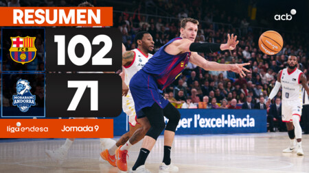 Resumen Barça 102 - MoraBanc Andorra 71 (J9)