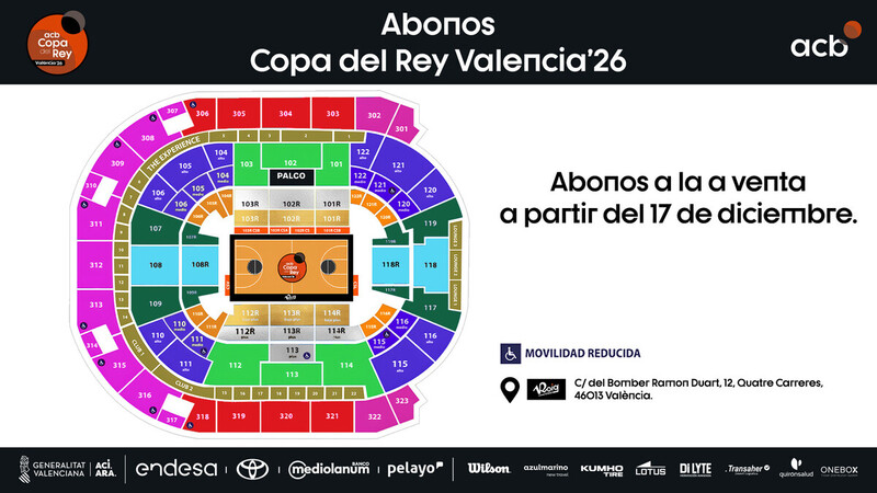 Los abonos para la Copa, a la venta el miércoles 17 de diciembre