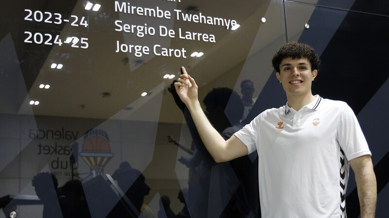 Jorge Carot, en el Mur dels Somnis