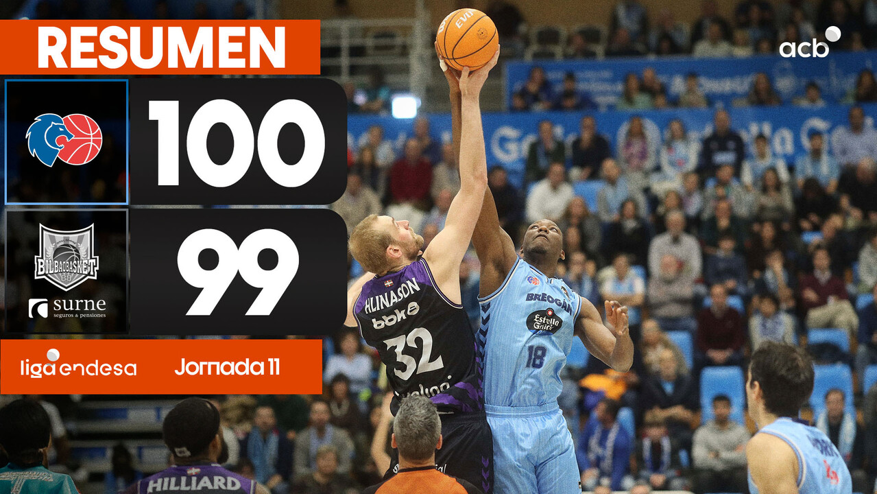 Resumen R&iacute;o Breog&aacute;n 100 - Surne Bilbao 99 (J11)