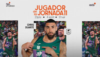 Chris Duarte, Jugador de la Jornada 11 de la Liga Endesa 2025-26
