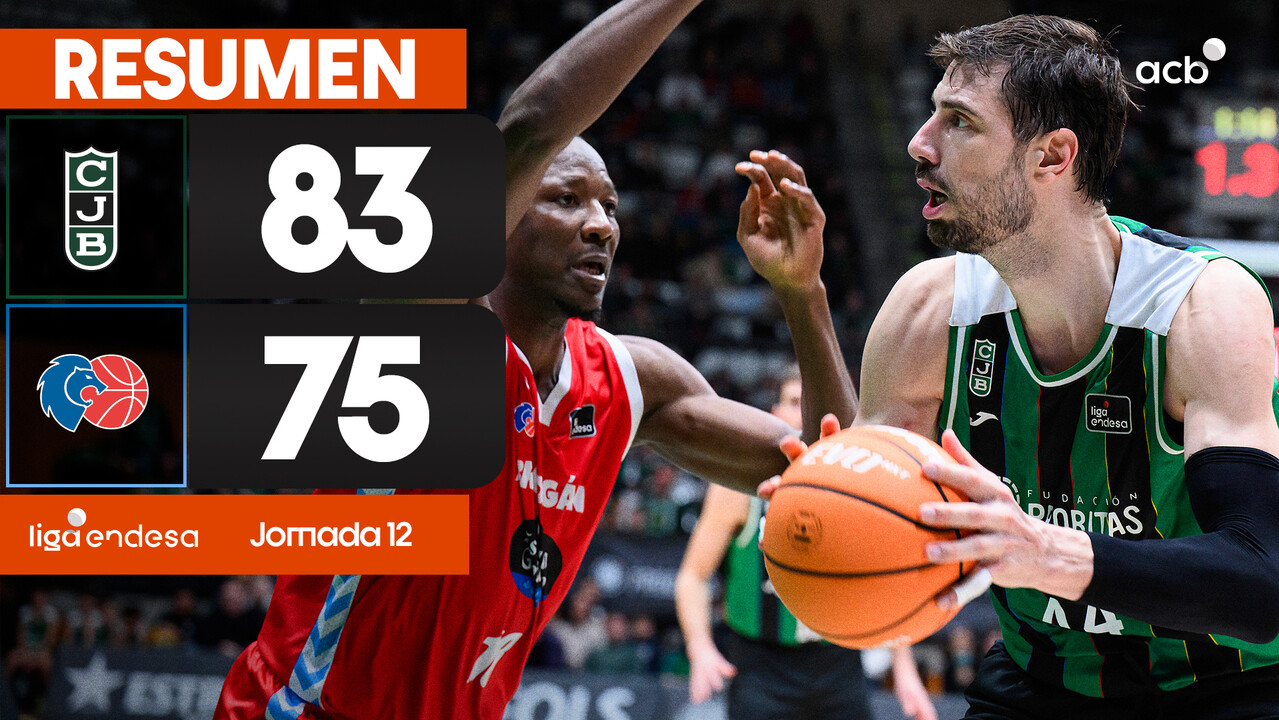 Resumen Joventut Badalona 83 - R&iacute;o Breog&aacute;n 75 (J12)