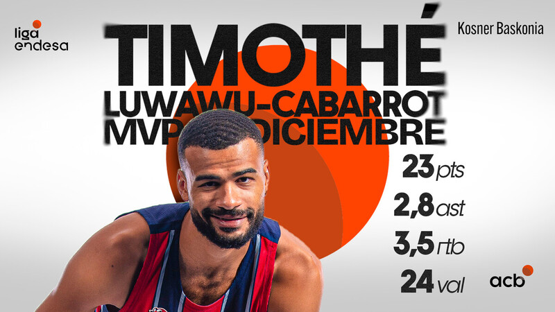Thimoth&eacute; Luwawu-Cabarrot, MVP de diciembre