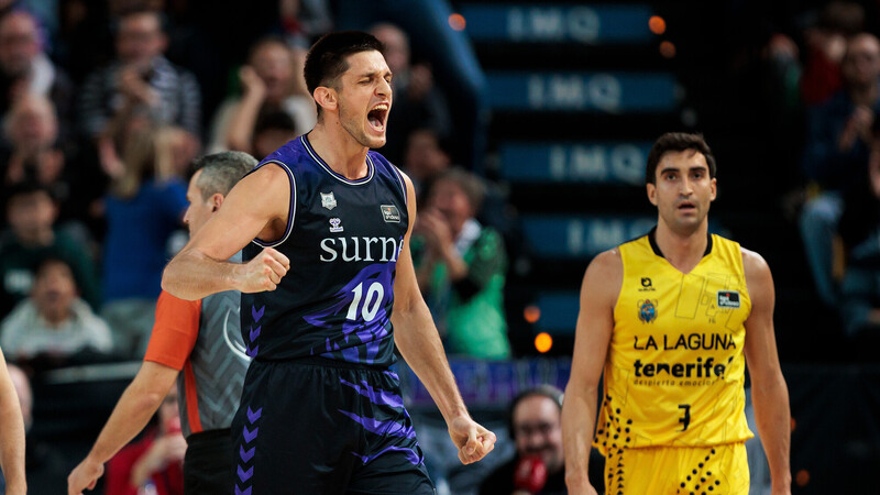 Hurac&aacute;n bilba&iacute;no desde el 2&ordm; cuarto ante La Laguna Tenerife