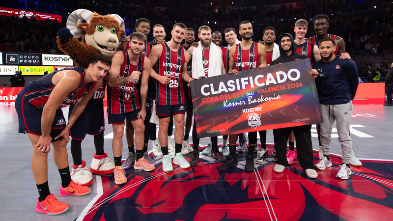 Un Kosner Baskonia perfecto, de tres en tres hasta la Copa (130-85)