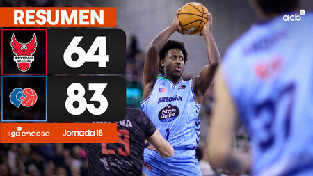 Resumen Coviran Granada 64 - R&iacute;o Breog&aacute;n 83 (J18)