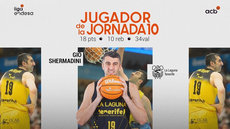 Shermadini, Jugador de la Jornada 10: &iexcl;Y van 26!