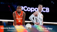 &iexcl;Partidazo copero a las 18h entre Valencia Basket y Real Madrid!