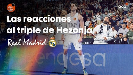 Las reacciones al triple de Hezonja