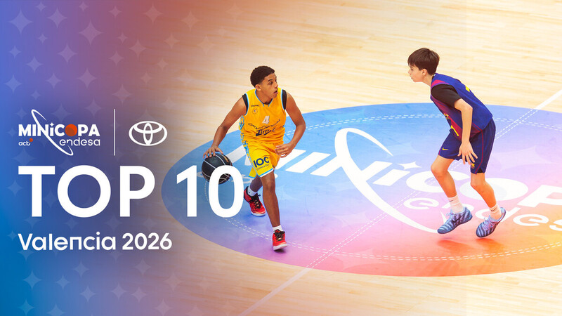 El Top10 Toyota de la fase final de la Minicopa Endesa 2026