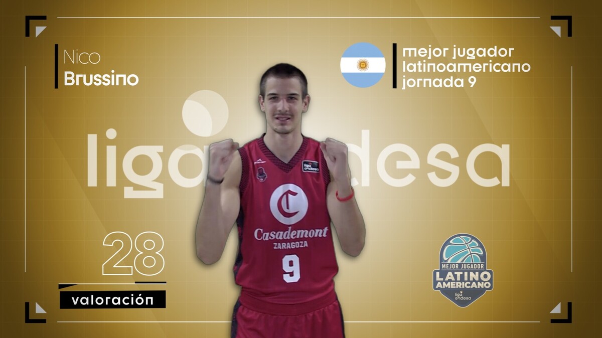 Nico Brussino Mejor Jugador Latinoamericano de la Jornada 9