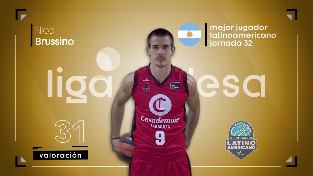 Nicolás Brussino, Mejor Jugador Latinoamericano de la Jornada 32