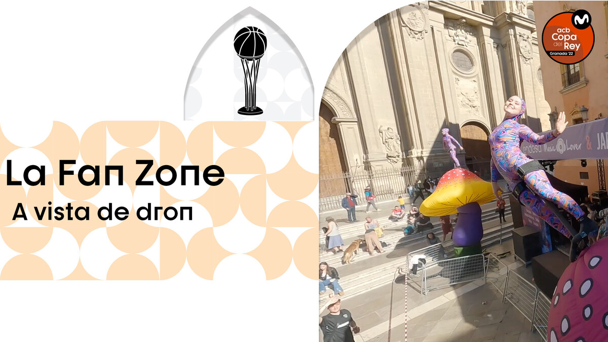La Fan Zone Movistar... ¡a vista de dron!