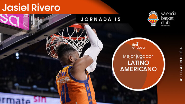 Jasiel Rivero, Mejor Jugador Latinoamericano de la Jornada 15
