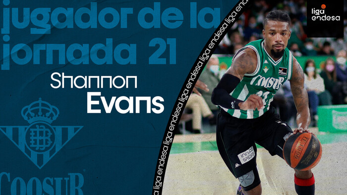 Evans, Jugador de la Jornada 21
