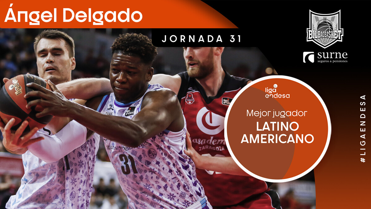 Ángel Delgado, Mejor Jugador Latinoamericano de la Jornada 31