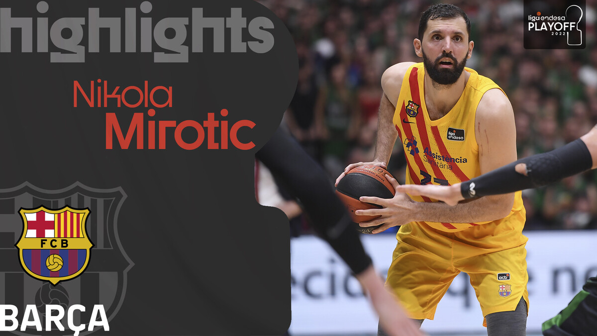 Nikola Mirotic vuelve a liderar al Barça