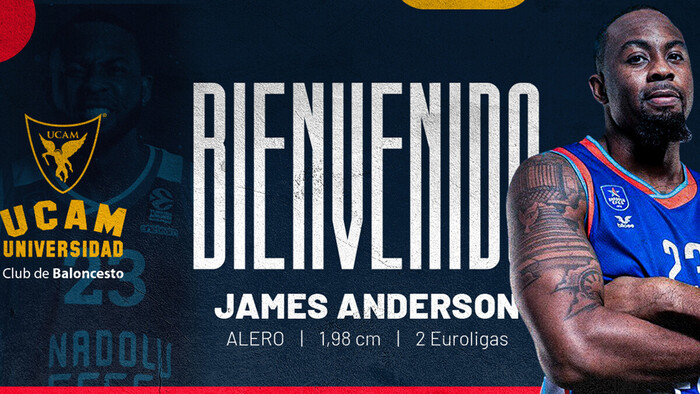 James Anderson, un bombazo para el UCAM Murcia