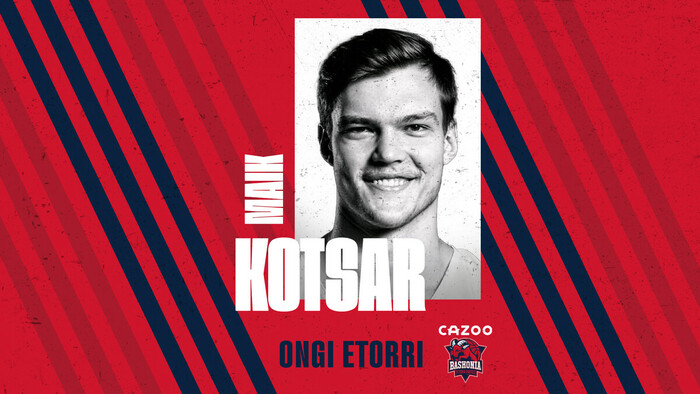 Maik Kotsar, nueva pieza para el juego interior de Cazoo Baskonia