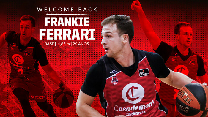 Frankie Ferrari se queda en el Casademont Zaragoza