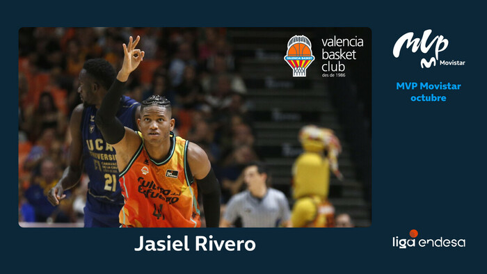 Jasiel Rivero, MVP Movistar del mes de octubre