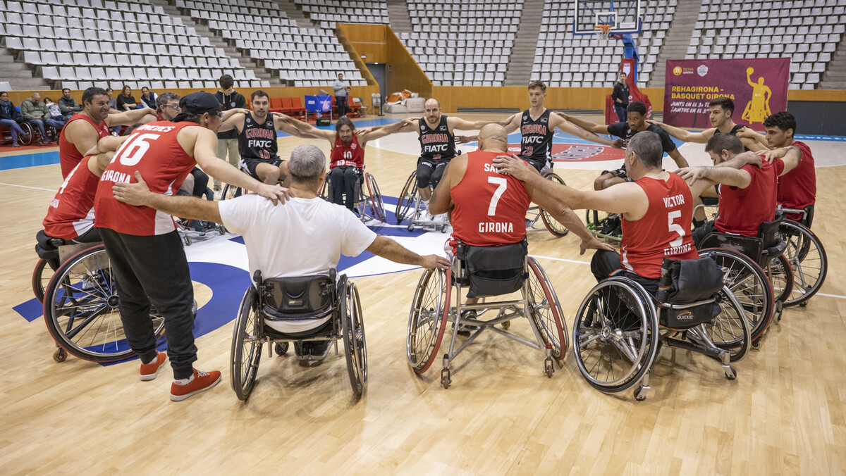 Rehagirona y el Bàsquet Girona dan notoriedad al basket en silla de ruedas