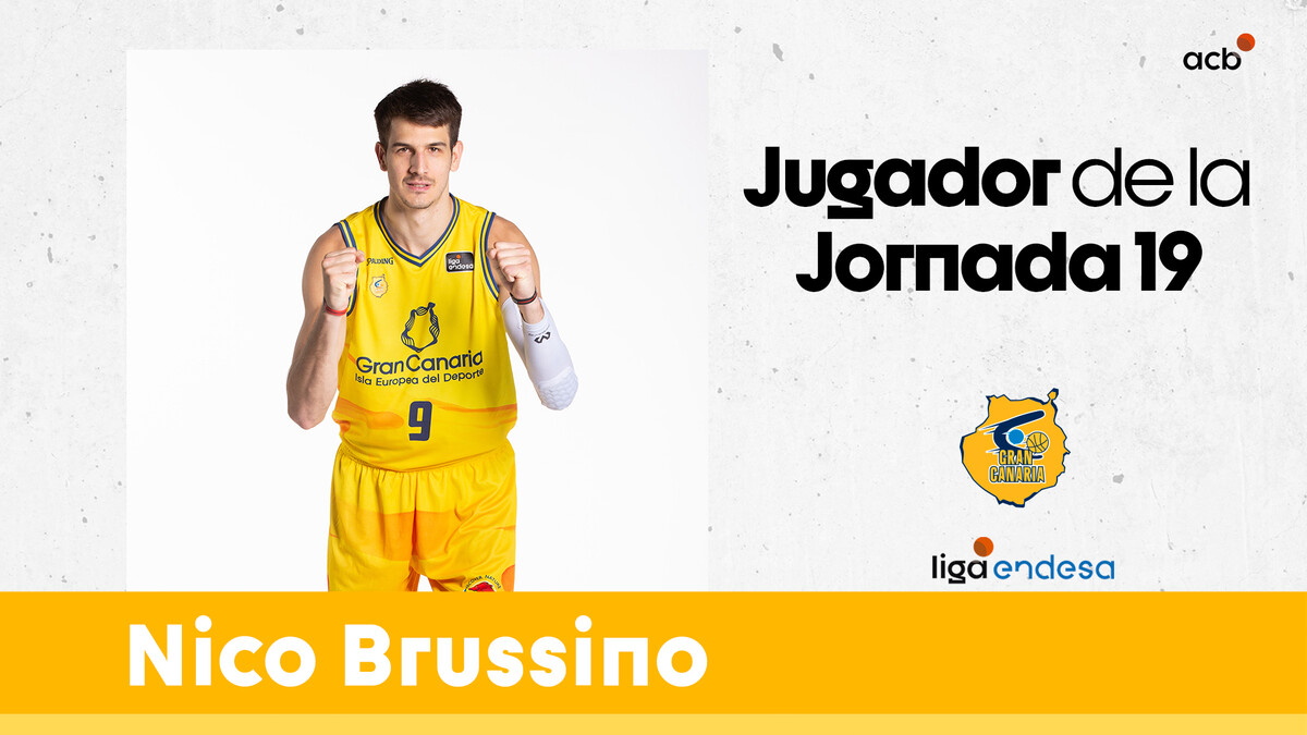 Nicolás Brussino, Jugador de la Jornada 19