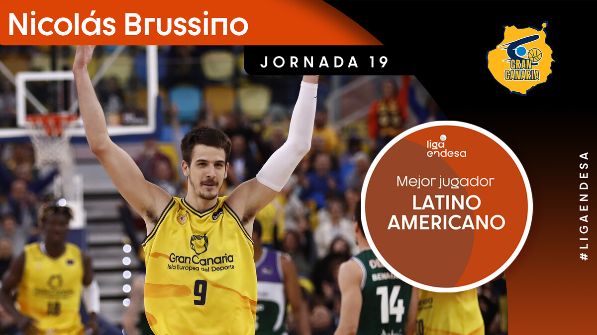 Nico Brussino, Mejor Jugador Latinoamericano de la Jornada 19
