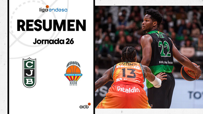 Resumen Joventut Badalona 85 - Valencia Basket 70 (J26)