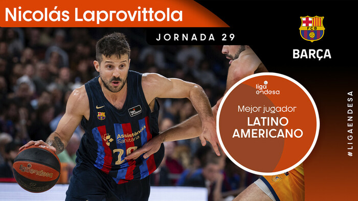 Nico Laprovittola, Mejor Jugador Latinoamericano de la Jornada 29