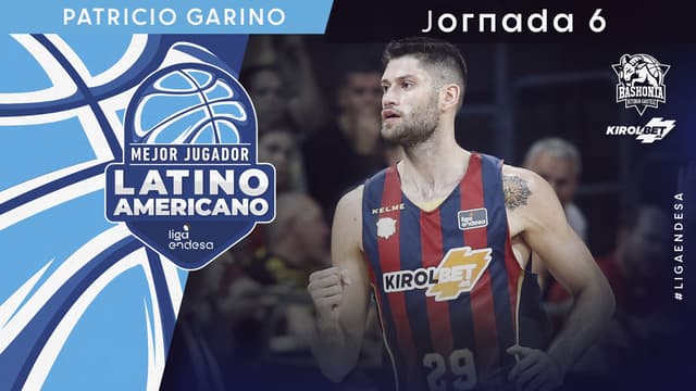 Garino, Mejor Latinoamericano J6