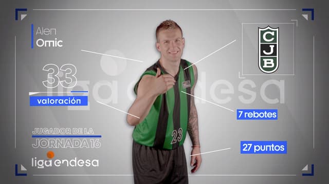 Omic, Jugador de la Jornada 16