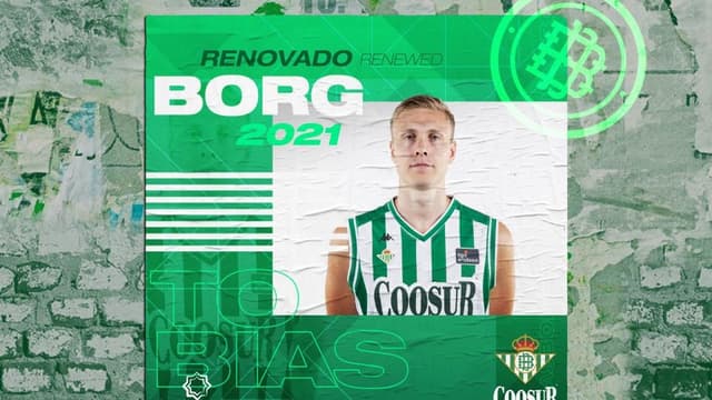 Tobias Borg renueva hasta 2021