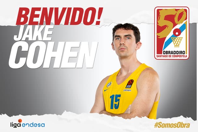 Monbus Obradoiro ficha a Jake Cohen