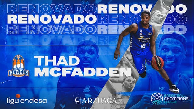 McFadden, un año más en Burgos