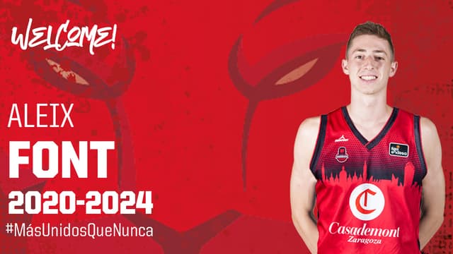 Aleix Font, a Zaragoza