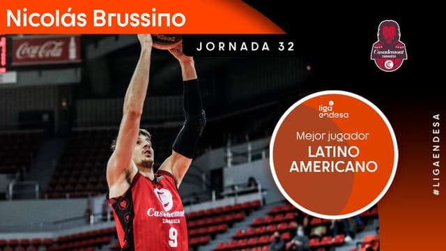 Brussino, Mejor Latinoamericano J32