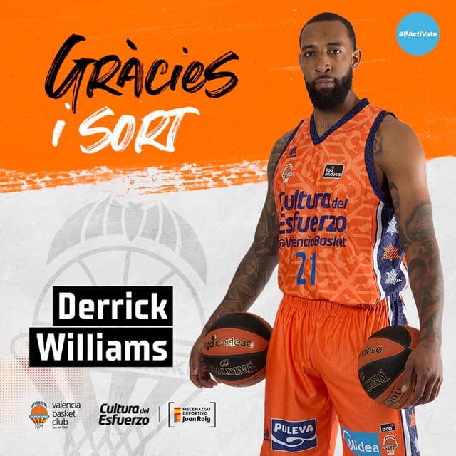 Derrick Williams finaliza contrato