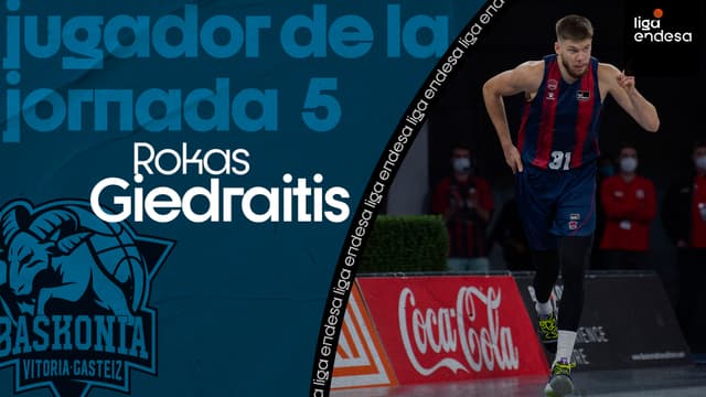 Giedraitis, Jugador de la Jornada 5