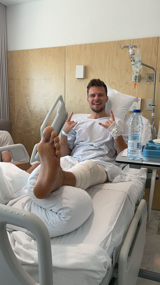 Hermannsson, operado con éxito