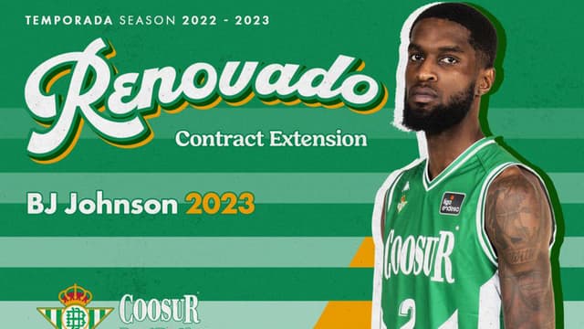 BJ Johnson, verdiblanco hasta 2023
