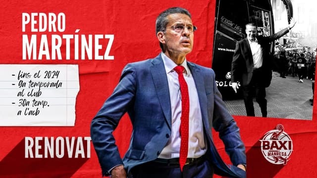 Pedro Martínez renueva hasta 2024