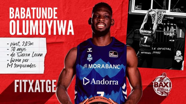 BAXI Manresa ficha a Olumuyiwa
