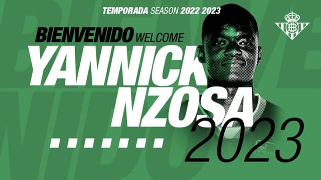 Yannick Nzosa, al Coosur Betis