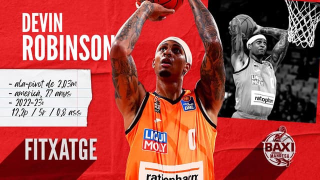 Devin Robinson, al BAXI Manresa
