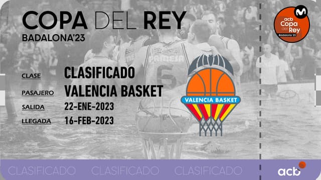 Valencia Basket, a la Copa 2023