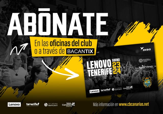 Campaña de abonos Lenovo Tenerife