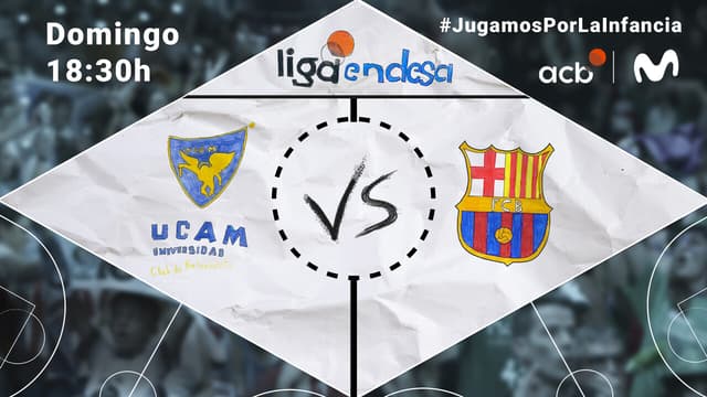 Plantilla del UCAM Murcia-Barça