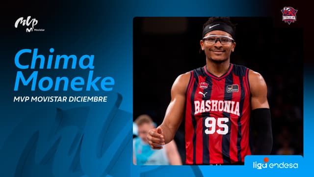 Moneke, MVP Movistar de diciembre